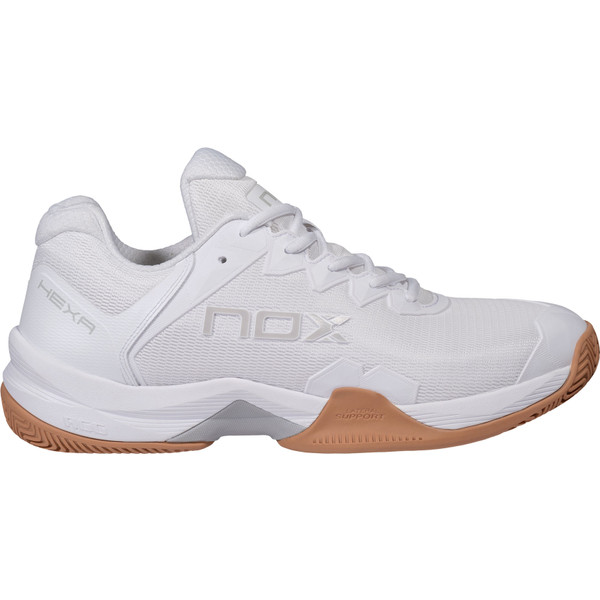 Nox ML10 HEXA paddelracket voor senioren in zwart en rood