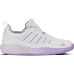K-Swiss Ultra Court Padel damesschoenen met geel en wit design
