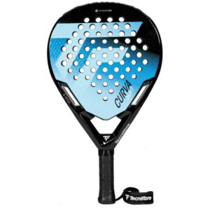 Tecnifibre Curva Soft tennisracket met modern ontwerp en zacht frame.