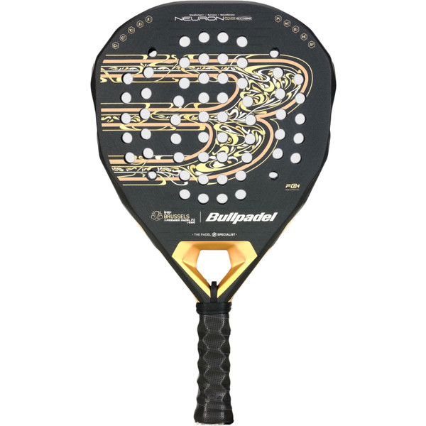 Bullpadel Neuron Premier padel racket in blauw en zwart design
