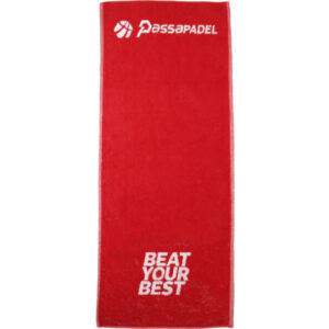 PassaPadel padel handdoek in blauw met logo