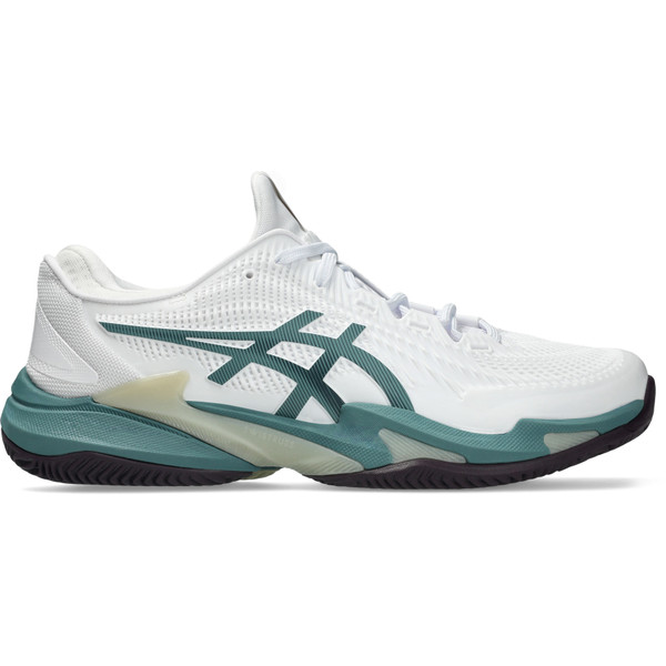 ASICS Court FF 3 Clay tennisschoenen voor heren in wit en blauw
