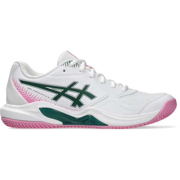 ASICS Gel-Dedicate 9 Padel tennisschoen voor dames in grijs wit