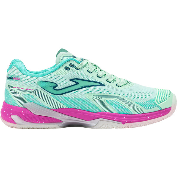 Joma Ultra Light Padel Dames racket in wit en blauw design