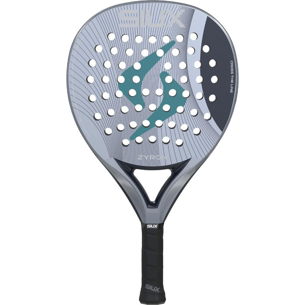 Siux Zyron 3K 2026 padelracket met zwarte afwerking