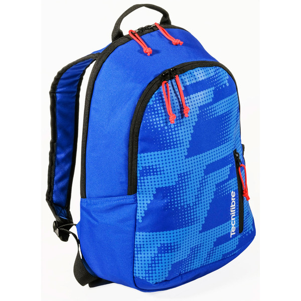 Tecnifibre Junior Level-Up rugzak in blauw met voorvakken en draaghangers