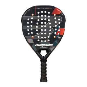 Bullpadel Neuron 02 Edge 2026 padelracket in zwart en blauw design