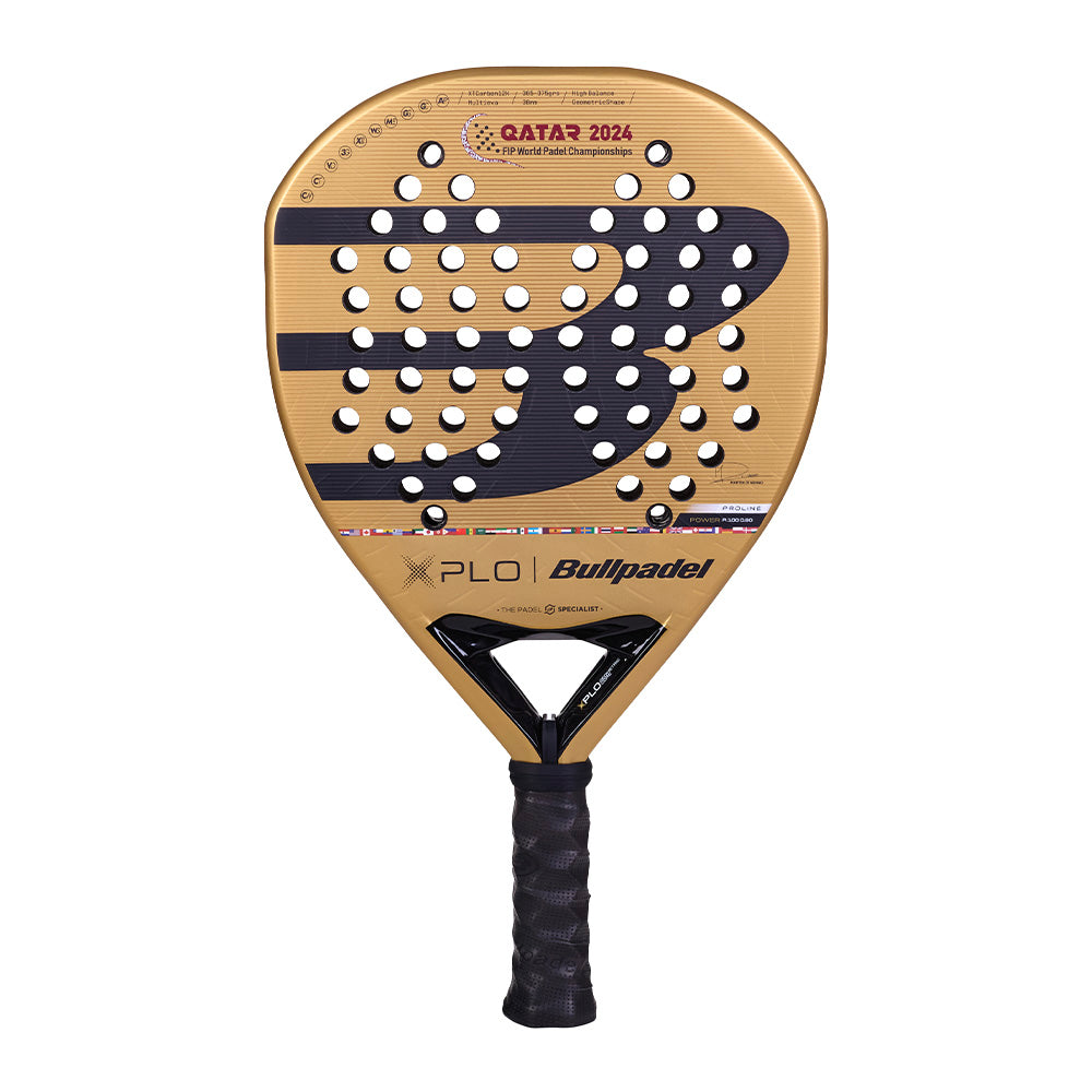 Bullpadel Xplo Qatar FIP Champions 2025 Di Nenno padel racket in zwart