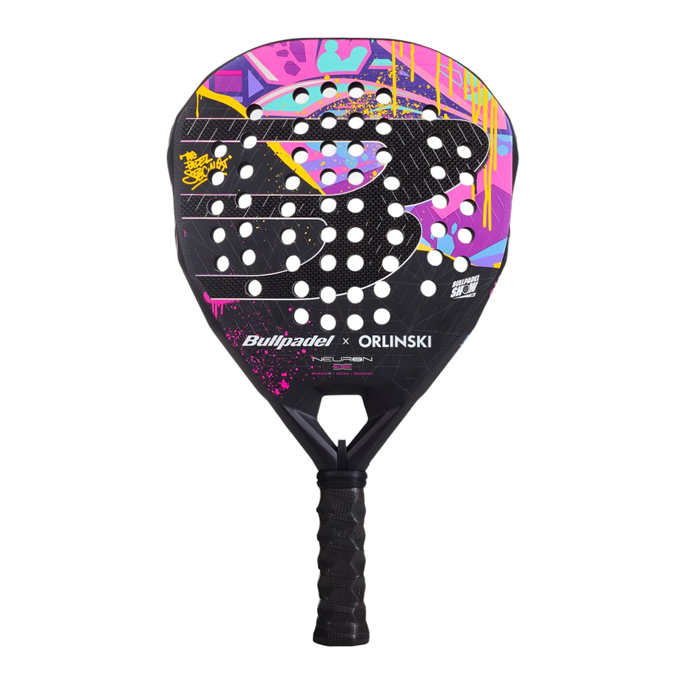 BULLPADEL NEURON 02 EDGE padel racket zwart design Orlinski
