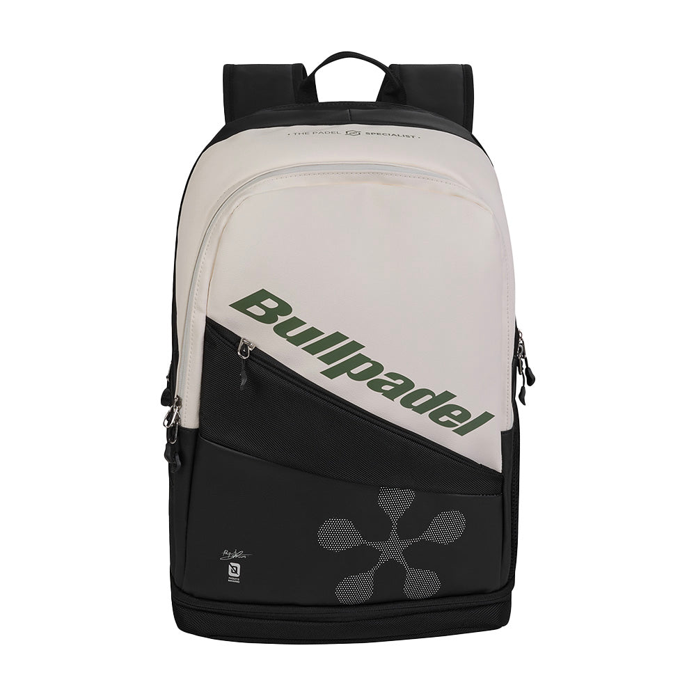 Bullpadel Hack 2026 Premier Padel rugzak in zwart en geel design