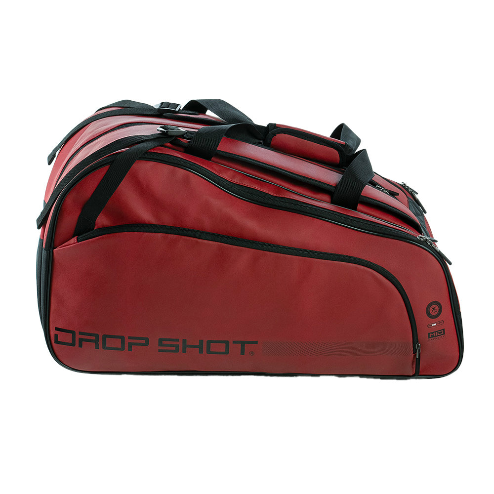 Drop Shot Fenix 2025 rode unisex padeltas met ritsen en vakken