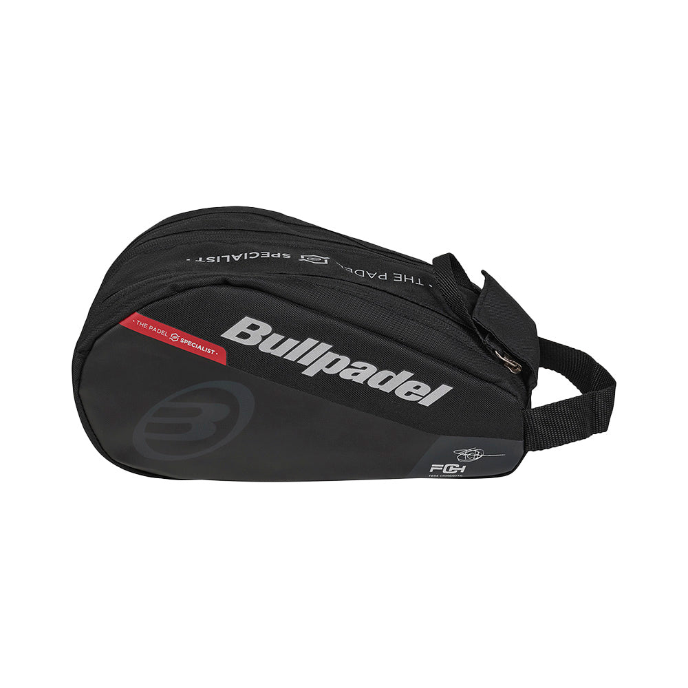 Bullpadel padeltas zwart voor rackets en accessoires