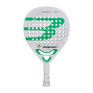 Bullpadel Hack 02 Betis padelracket in blauw en wit design