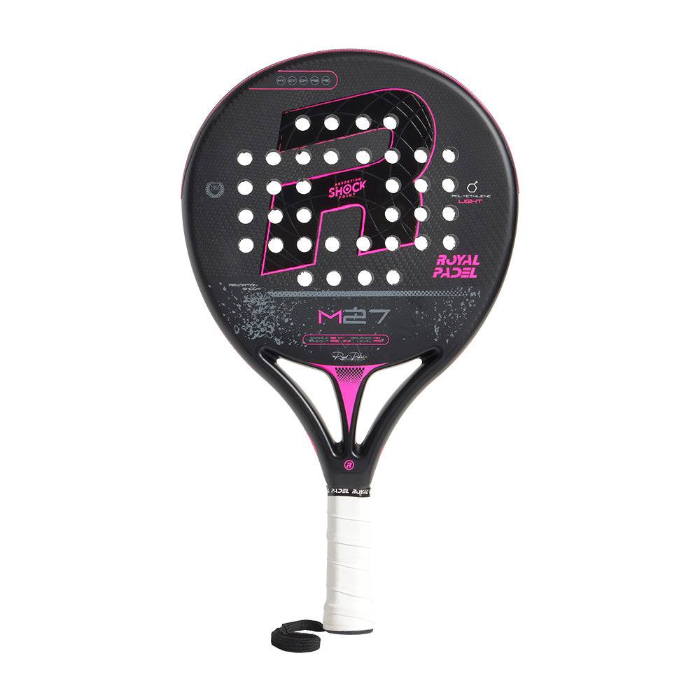 Royal Padel M27 Light 2026 padelracket zwart oranje design