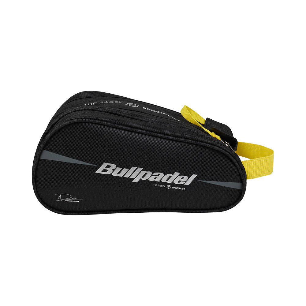 Bullpadel zwarte padeltastas met patroon, professioneel model