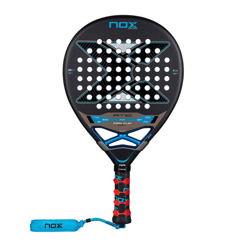 Nox AT10 Pro Cup Soft padel racket zwart geel design 2026