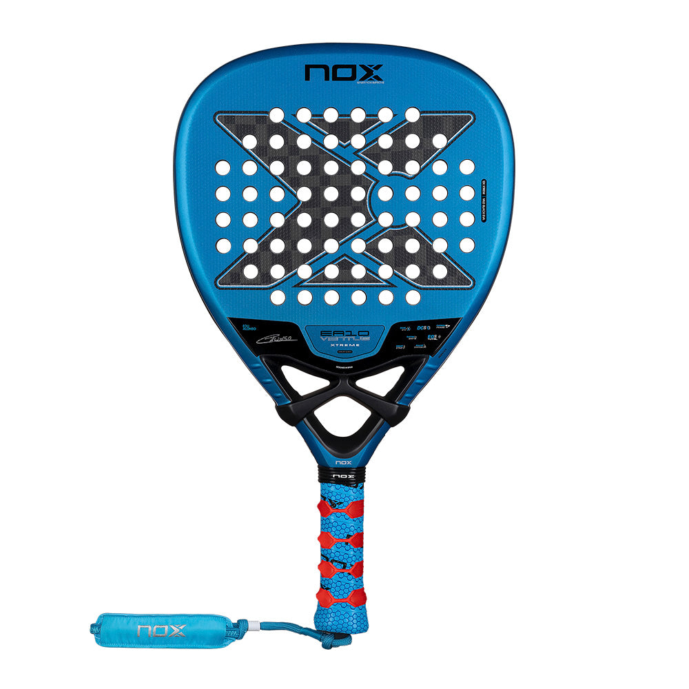 Nox EA10 Ventus Attack padelracket in zwart en oranje design