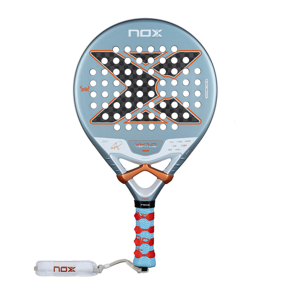 Nox VK10 Ventus Control padel racket 12K zwart oranje