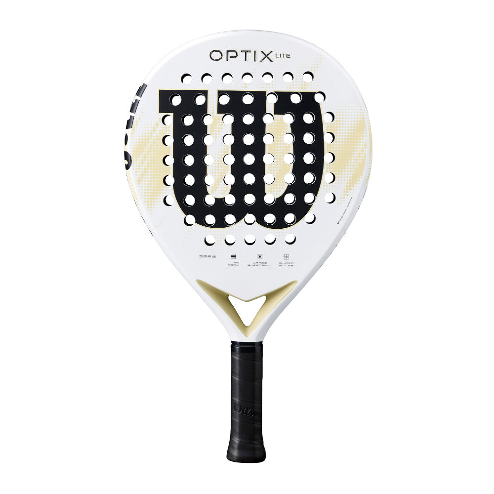 Wilson Optix V2 Lite witte tennisraquette 2026