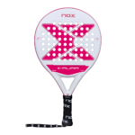 Nox X-AURA 2026 padelracket met zwarte en rode details
