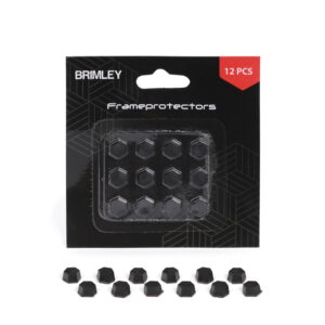 Brimley VibraProtect frameprotectors, set van 12 stuks zwart
