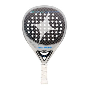 Starvie Astrum plus 2026 padel racket met donkerblauwe afwerking