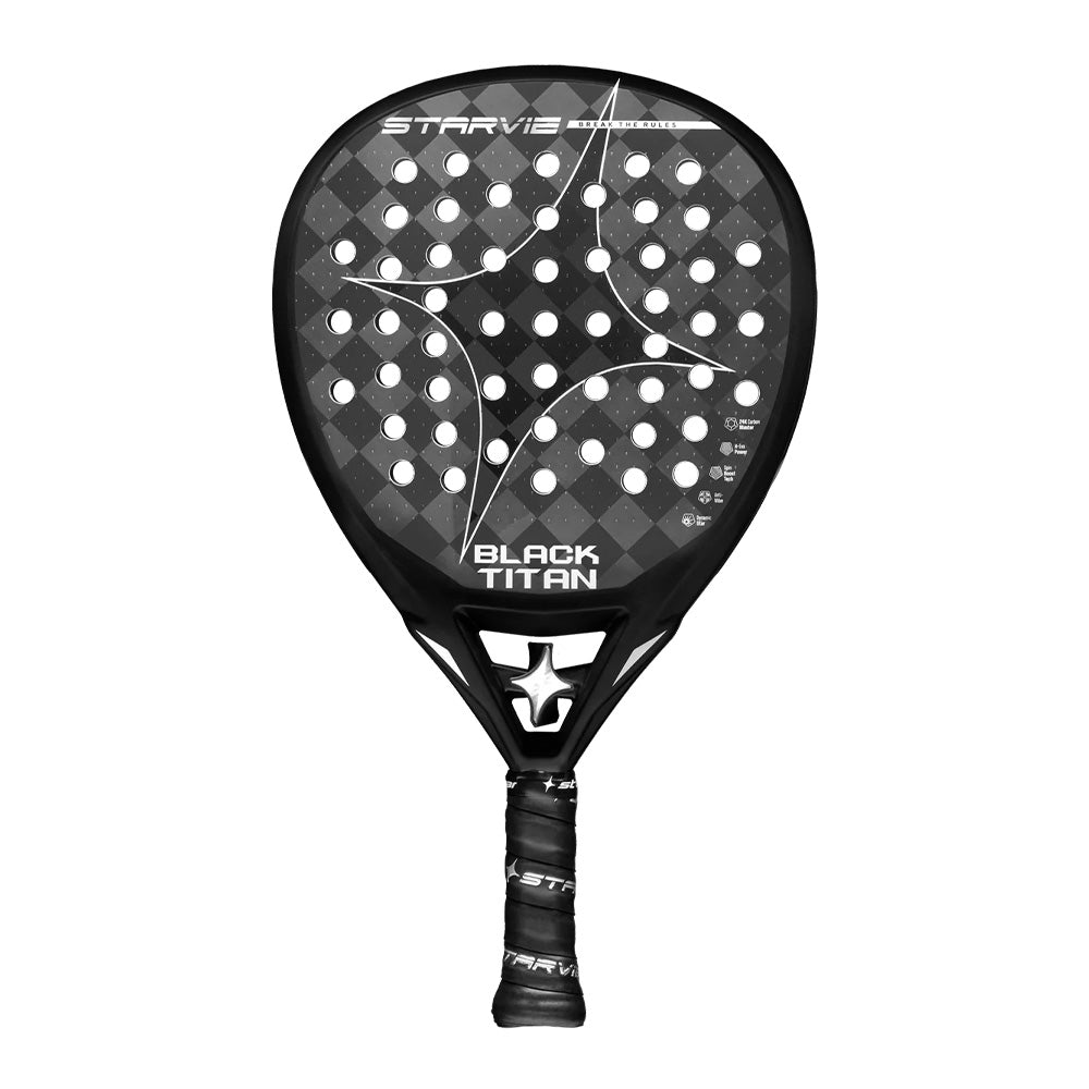 Starvie Black Titan 2026 padelracket met zwart design