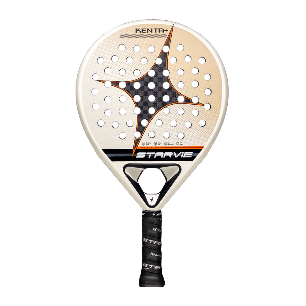 Starvie Kenta padel racket 2026 model zwart geel design