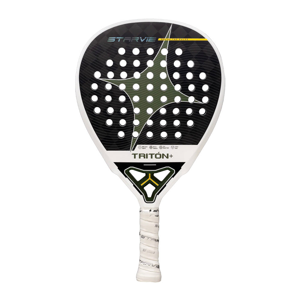 Starvie Triton Balance + 2026 padelracket met zwarte afwerking