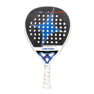 Starvie Triton Power 2026 padel racket met oranje accent details