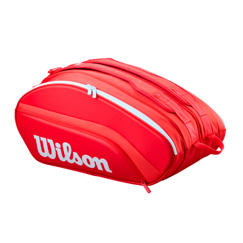 Wilson Super Tour Padel Bag in rood, 2026 model