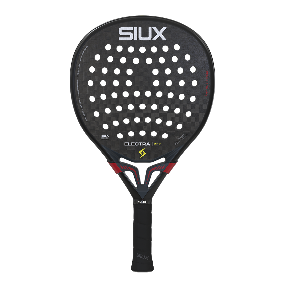 SIUX ELECTRA PRO padelracket in shadow red kleur