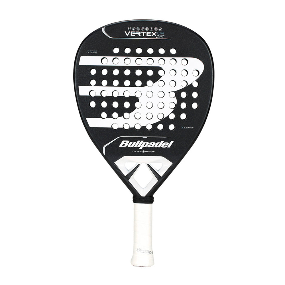 Bullpadel Vertex 04 Light X Series 2026 padelracket met zwarte en gele details