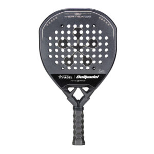 Bullpadel Vertex 05 Geo Premier padel racket, rood en zwart design