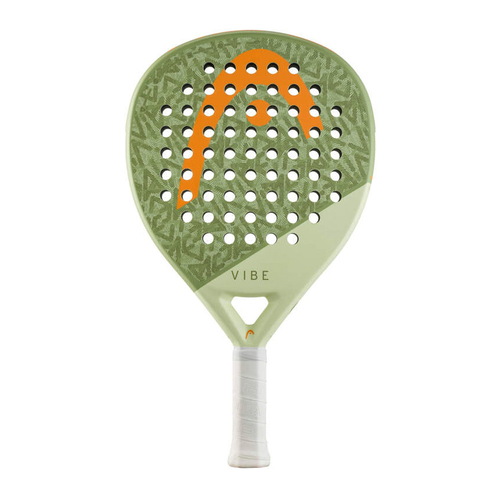Head VIBE tennisracket in groen en oranje kleuren