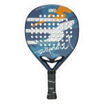 Bullpadel Ionic Control 2025 unisex padel racket in zwart en blauw design