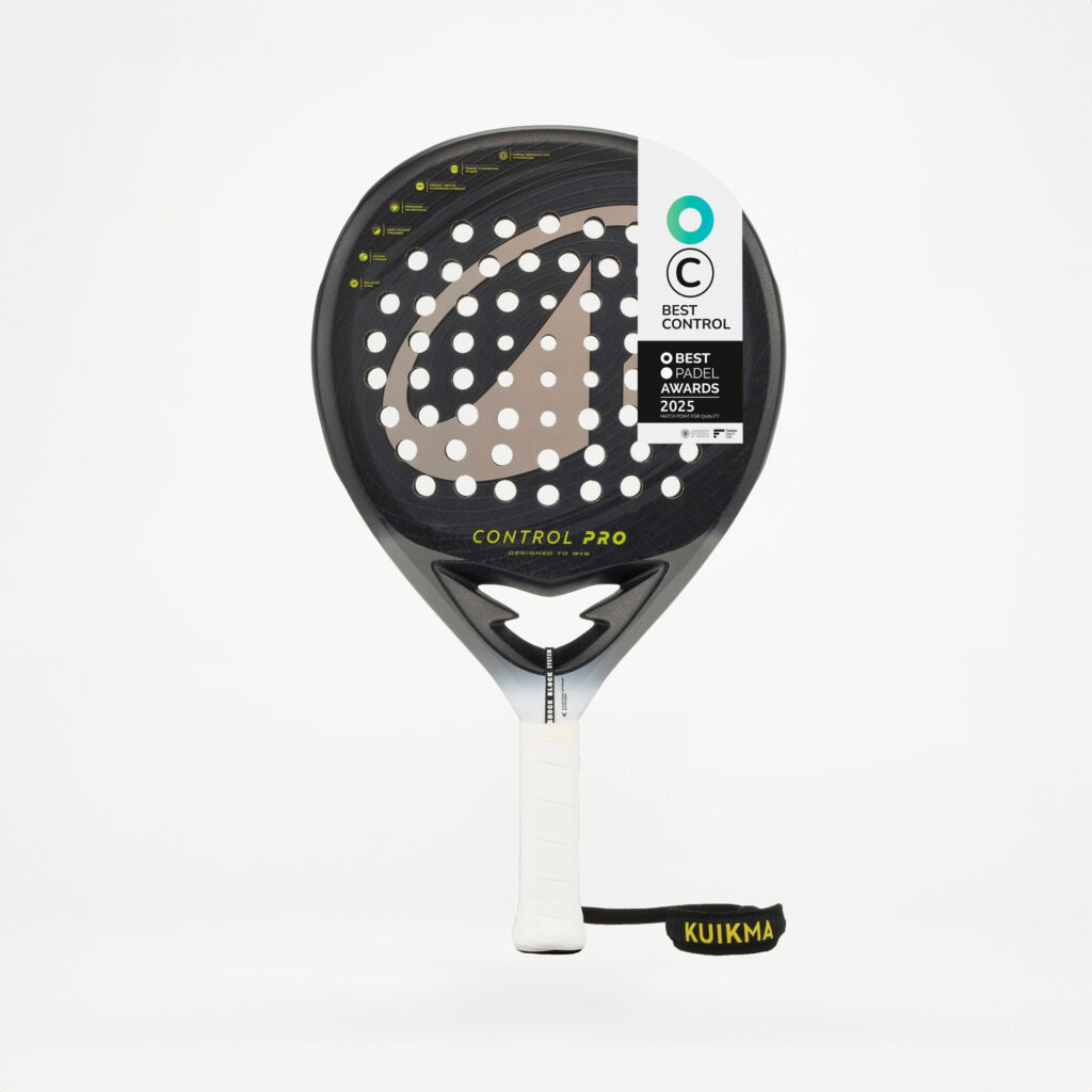 Padelracket Control Pro in zwart en geel design