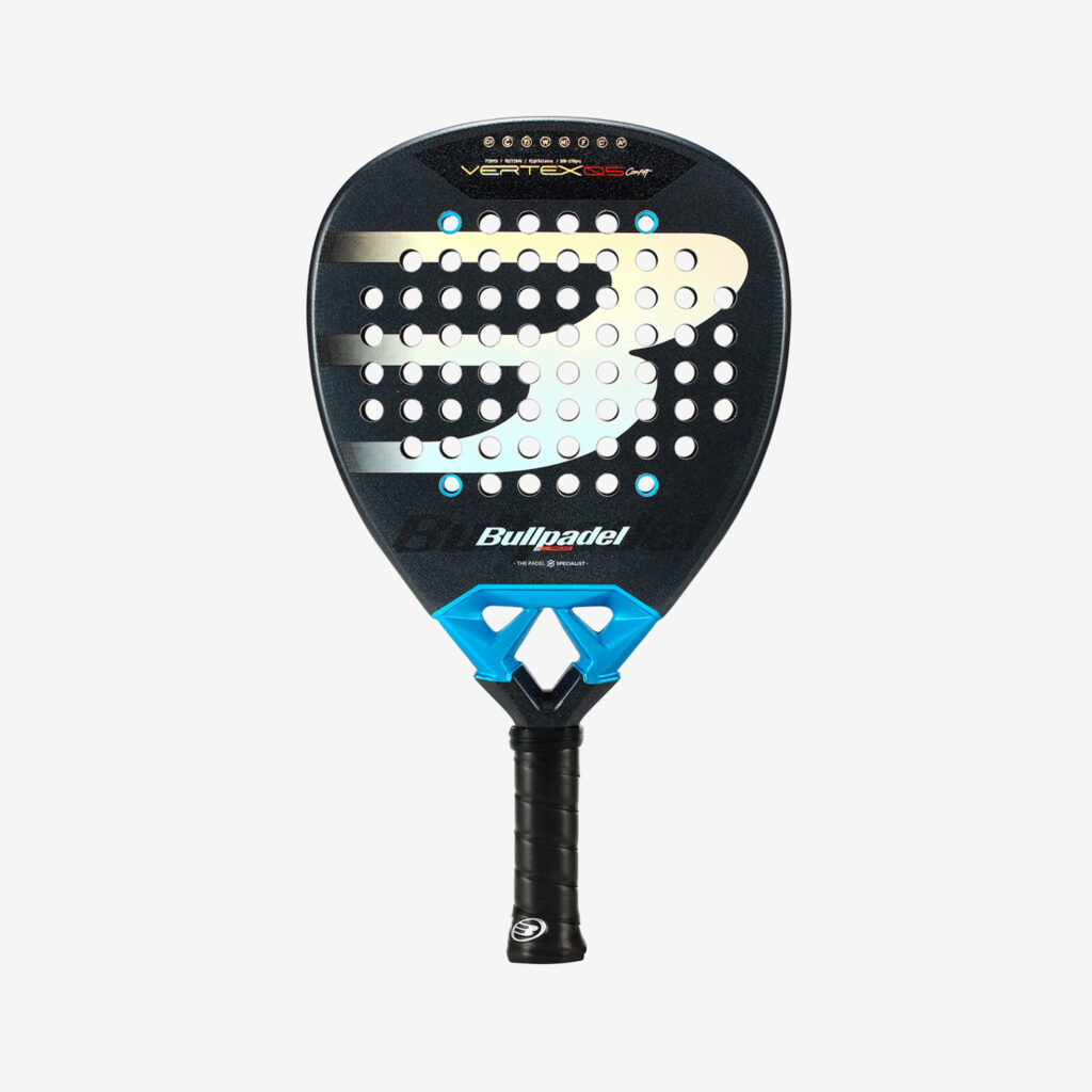 Padelracket Vertex 05 Comfort 26 in zwart met ergonomisch design