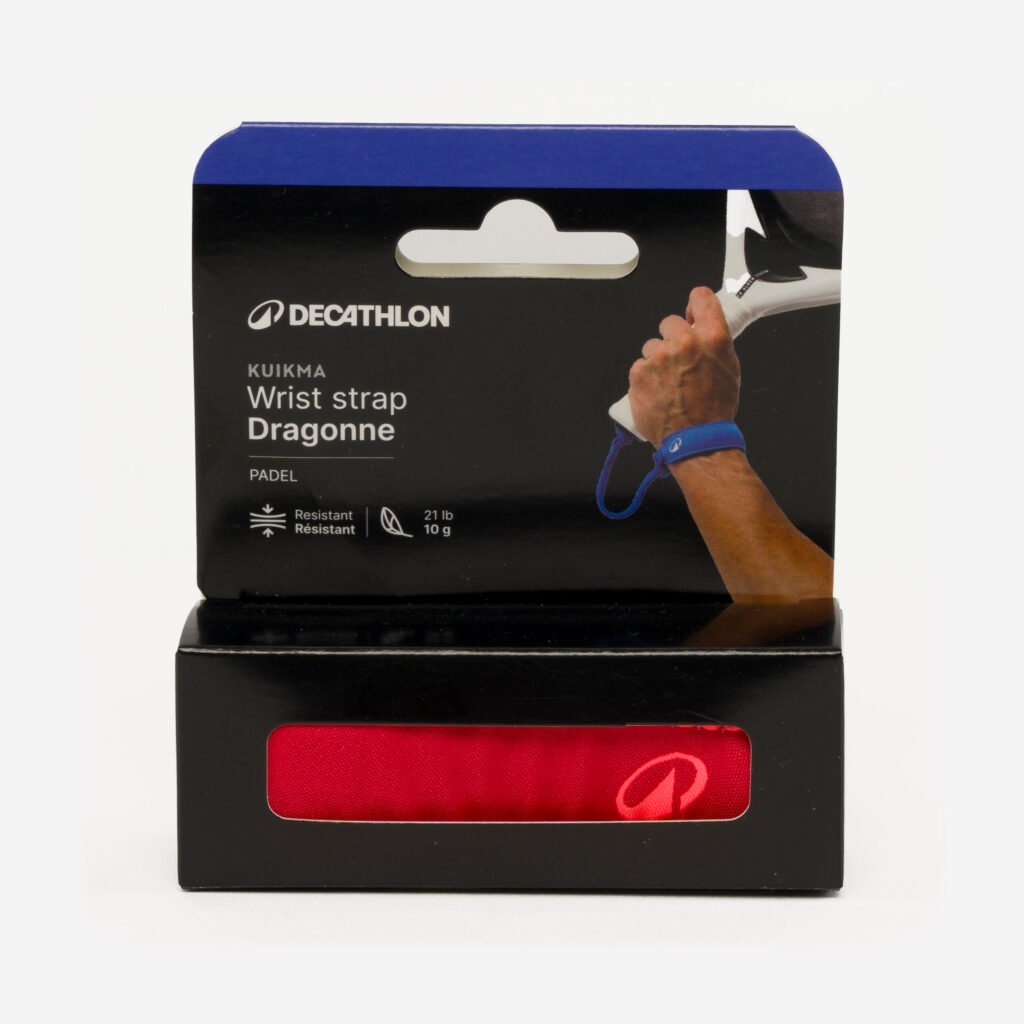 Wasbare polsband voor padelracket, personaliseerbaar ontwerp