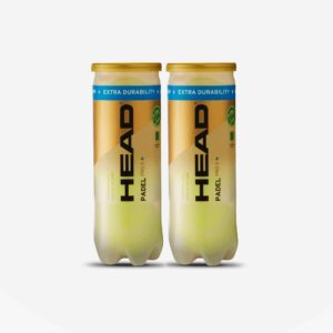 Bipack gasgevulde padelballen pro s+ koker, set van drie ballen