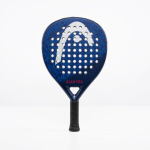 Elektrablauwe padelracket voor volwassenen, modern design