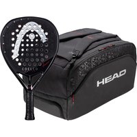 HEAD Coello Motion Plus rackettas in zwart met schouderbanden