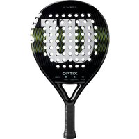Wilson Optix V1 padel racket met zwart-blauwe afwerking