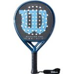 Wilson Endur Pro V1 padelracket in zwart en blauw design