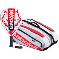 Babolat Juan Lebron 2025 Plus rackettas zwart met oranje accenten
