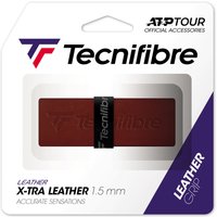 Tecnifibre bruin lederband voor tennisracket, verpakking van één stuk