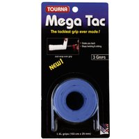 Tourna Mega Tac gripband verpakking 3 stuks in blauwe kleur