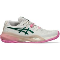 ASICS Gel-Resolution X Padel schoen voor dames in wit en roze.