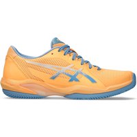 ASICS Solution Swift FF 2 Padel schoen voor dames in wit en oranje