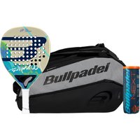 Bullpadel Iconic Light 26 Plus rackettas met balverpakking